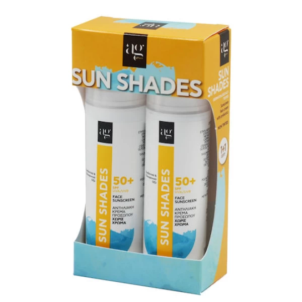 Ag Pharm Sun Shades Αντηλιακή Κρέμα Προσώπου SPF50 100ml